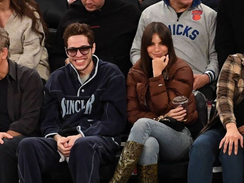 Pete Davidson Emily Ratajkowski NBA Fans begeistert